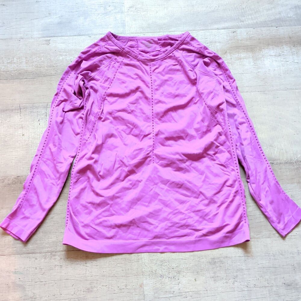 Women’s Athleta Purple Athletic Long Sleeve Shirt Size S GYM